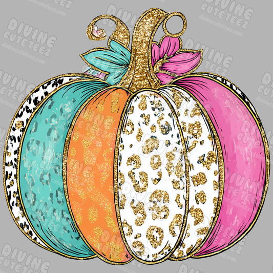 Girly Pumpkin DTF Transfer