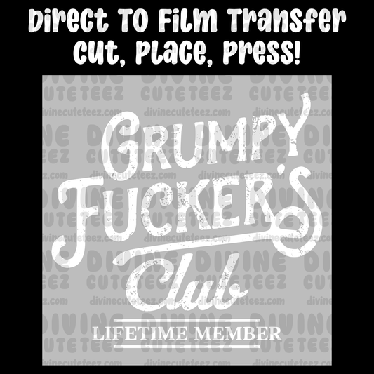 Grumpy Fuckers Club Lifetime Member