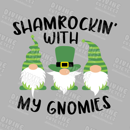 Shamrockin' With My Gnomies DTF Transfer