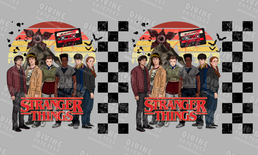 Retro Stranger Things 16oz UV-DTF Transfer