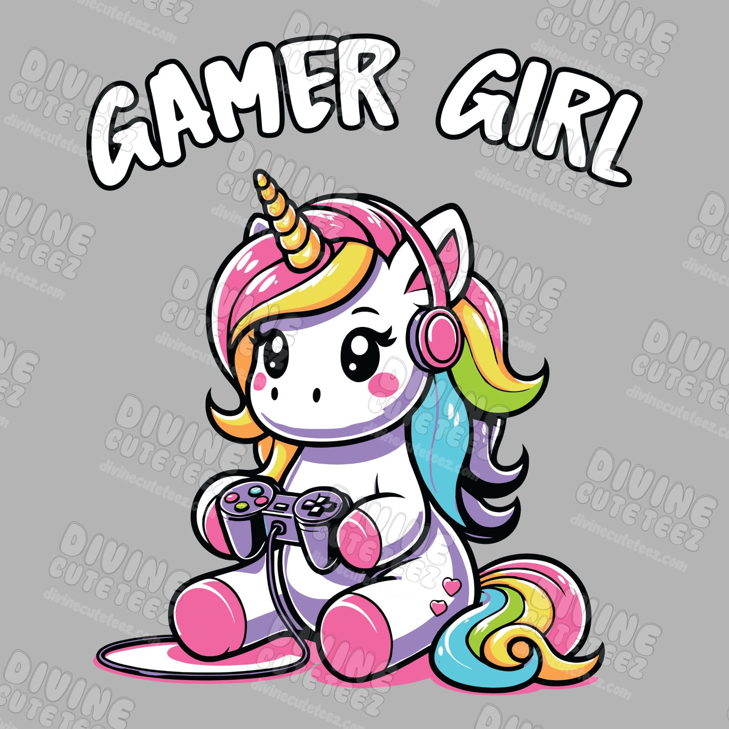 Gamer Girl DTF Transfer