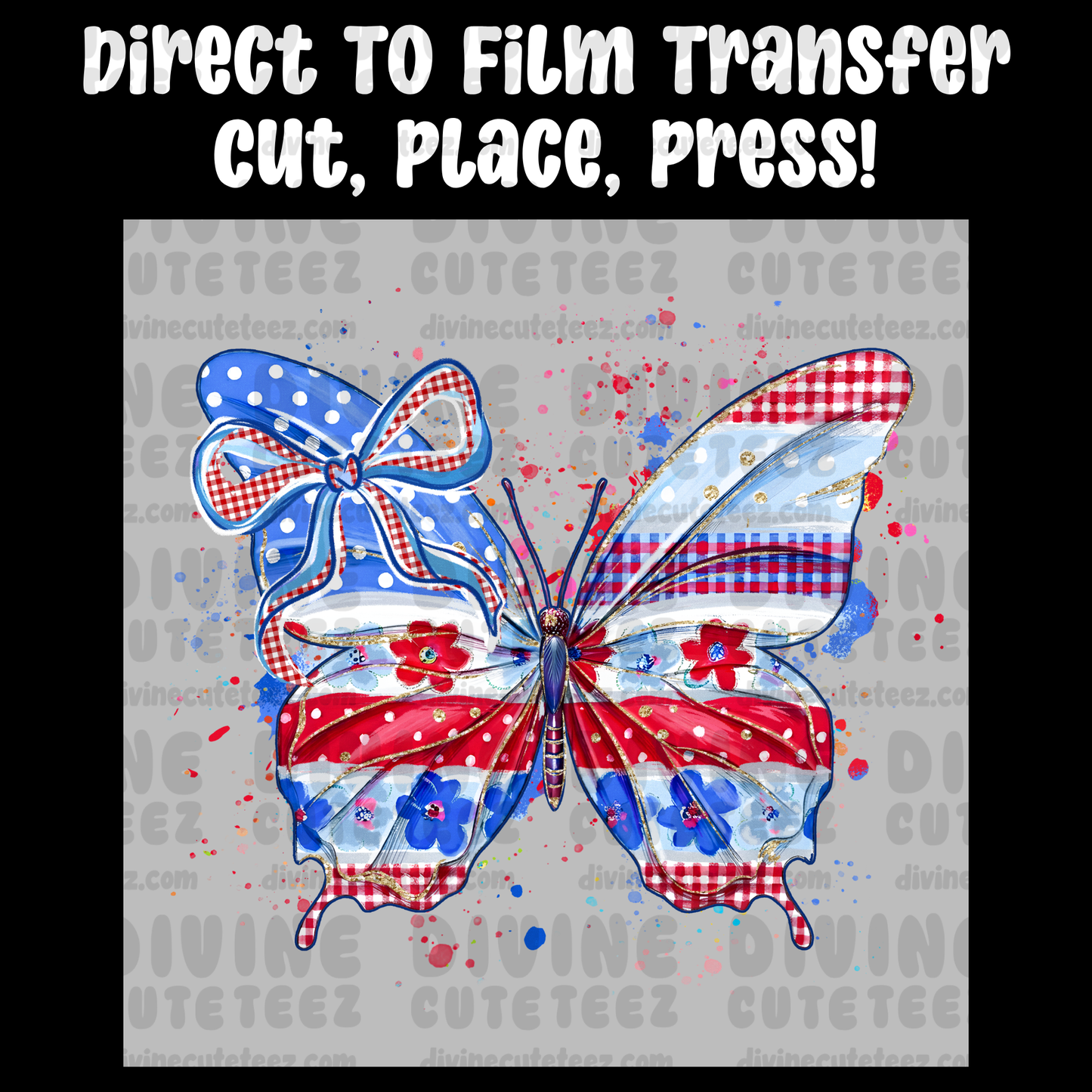 Patriotic Butterfly