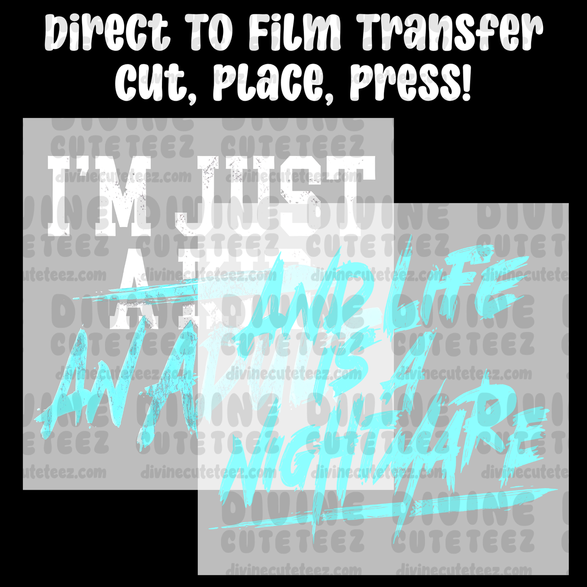 And Life Is A Nightmare (ONLY front design)
