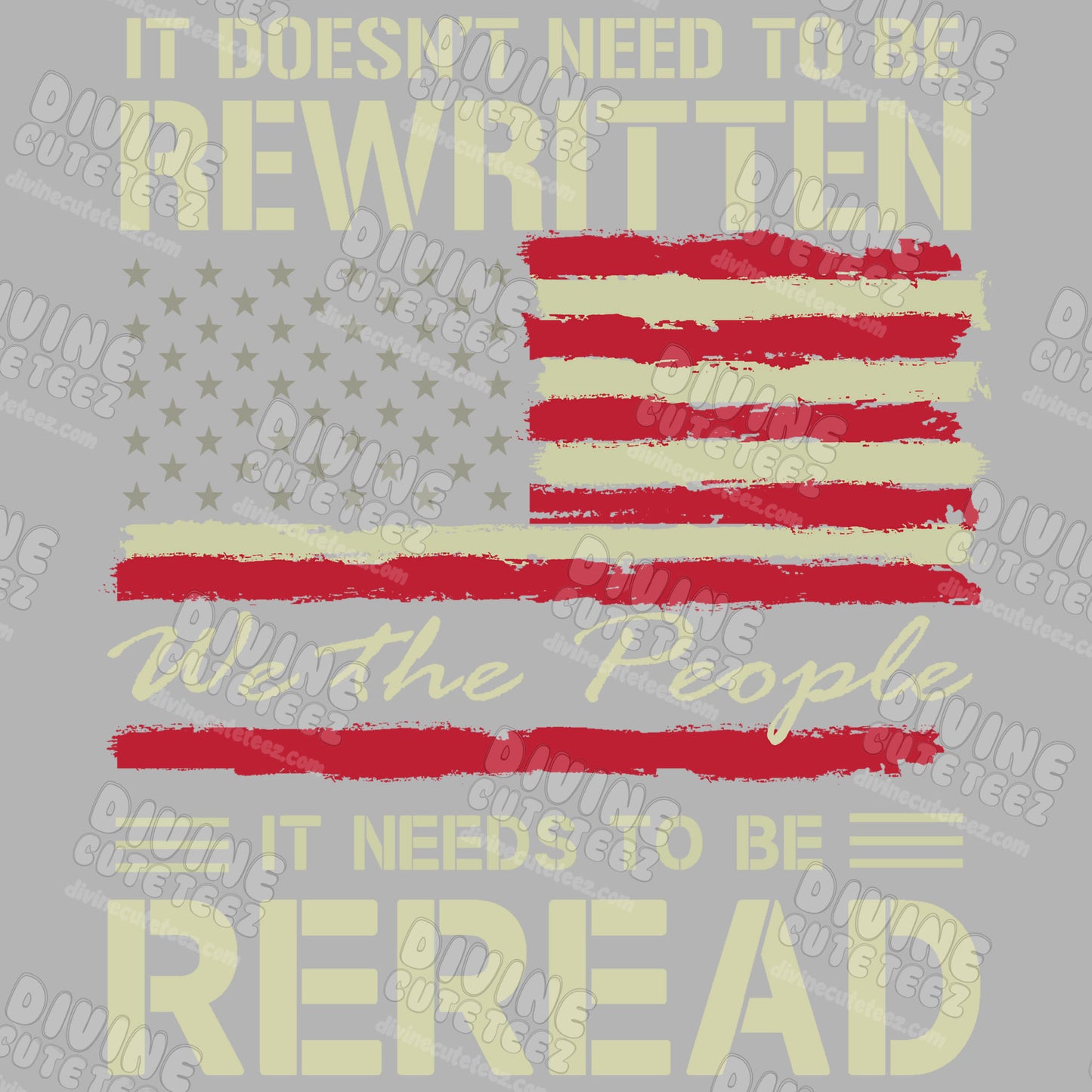 It Doesnt Need To be Rewritten DTF Transfer