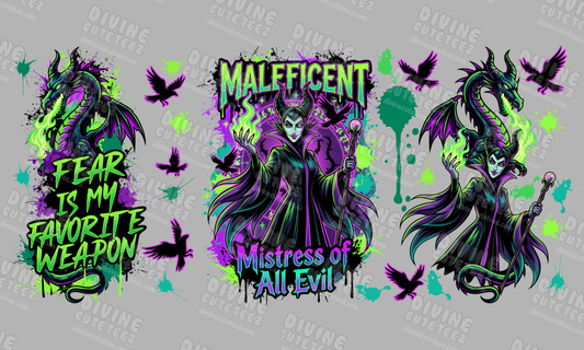 Maleficent 16oz UV-DTF Transfer