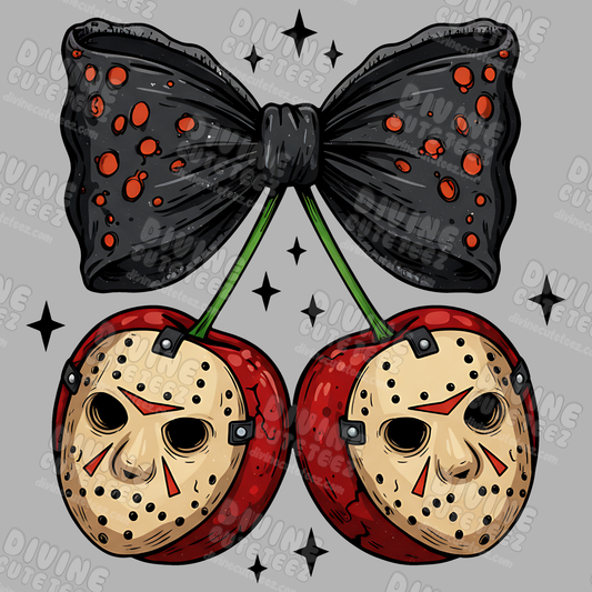 Horror Character Cherries DTF Transfer