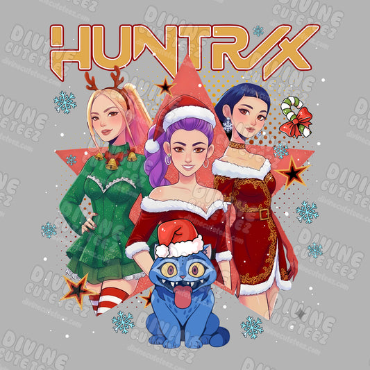 Huntrix Christmas Star DTF Transfer