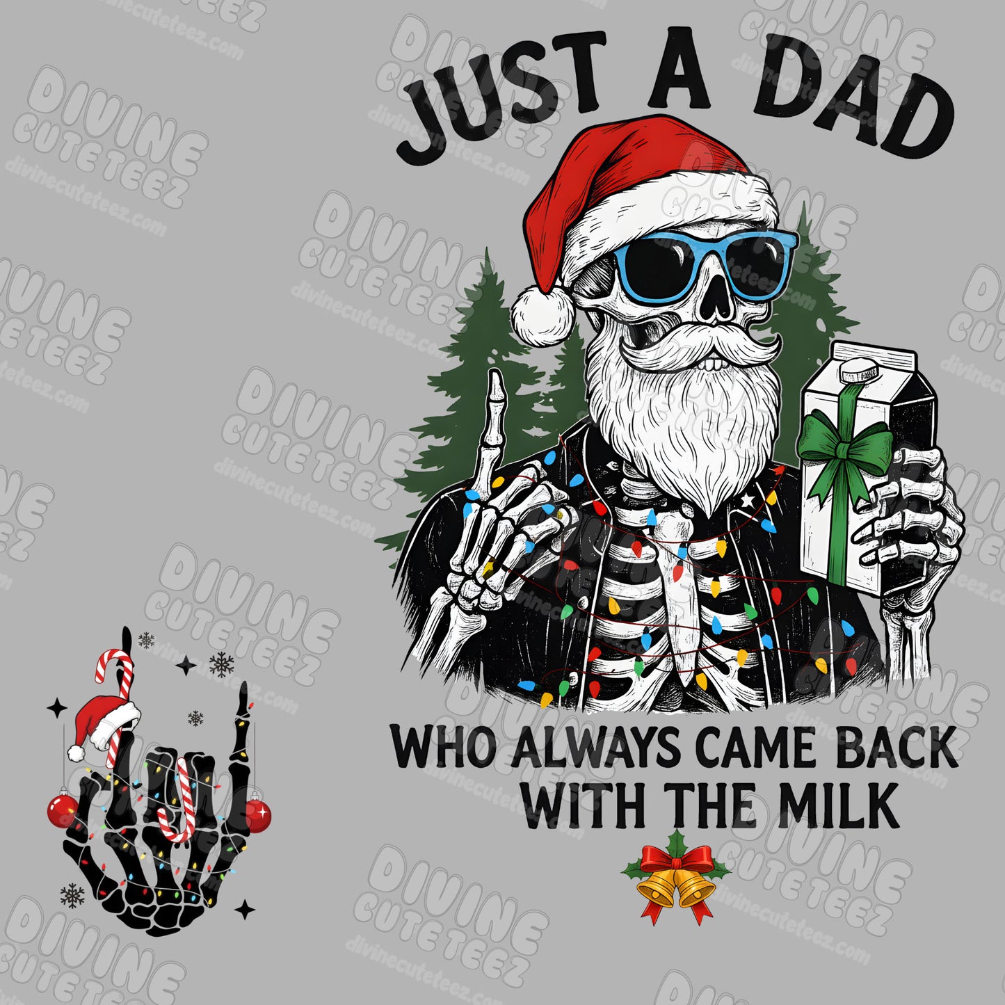 Just A Dad Who Always Came Back With The Milk DTF Set