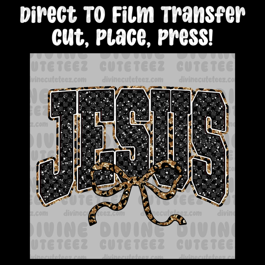 Faux Glitter Jesus