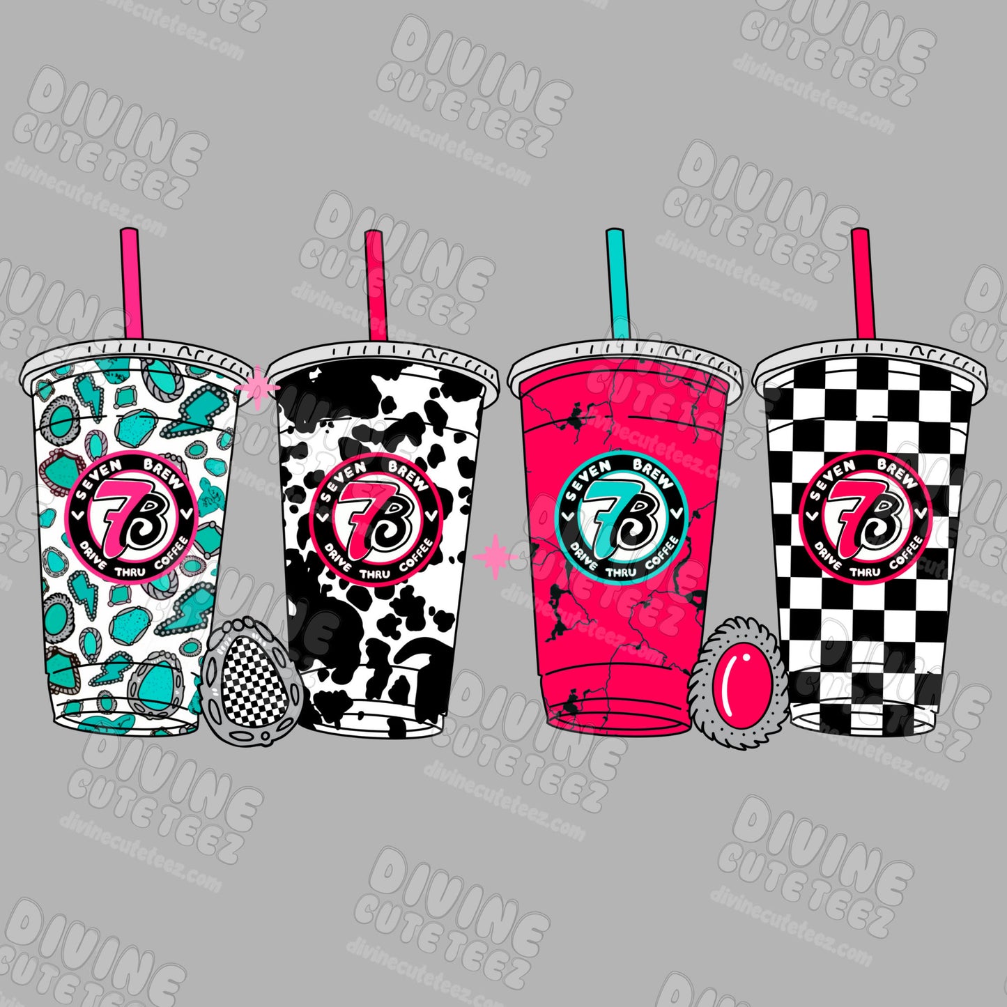 Western 7 Brew DTF Transfer