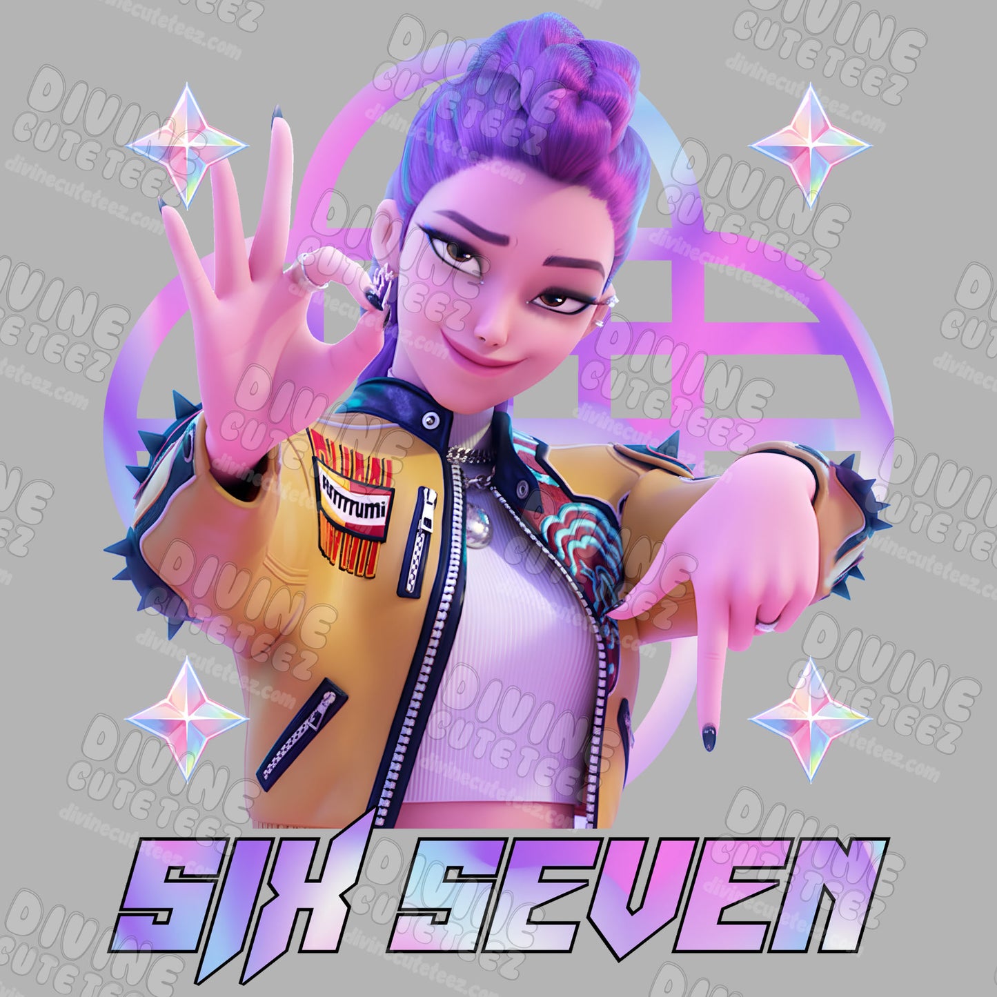 Huntrix Six Seven DTF Transfer