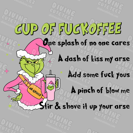 Cup Of Fuckoffee DTF Transfer