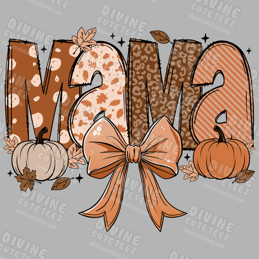 Fall Pumpkin Mama DTF Transfer