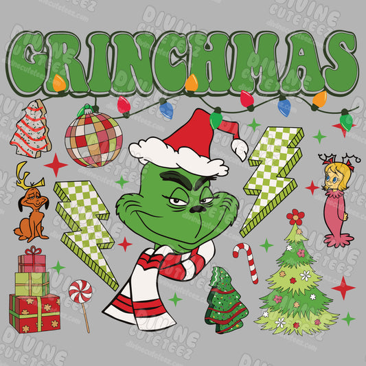 Grinchmas DTF Transfer