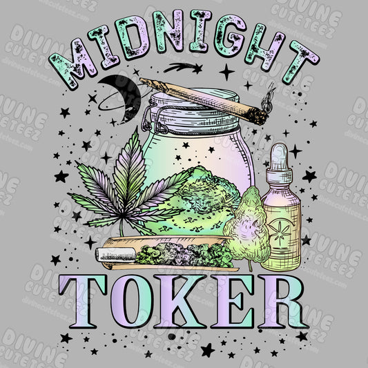 Midnight Toker DTF Transfer