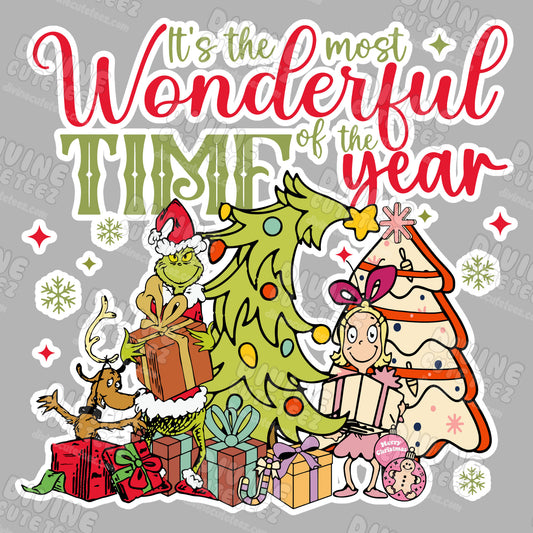 Its The Most Wonderful Time Of The Year DTF Transfer