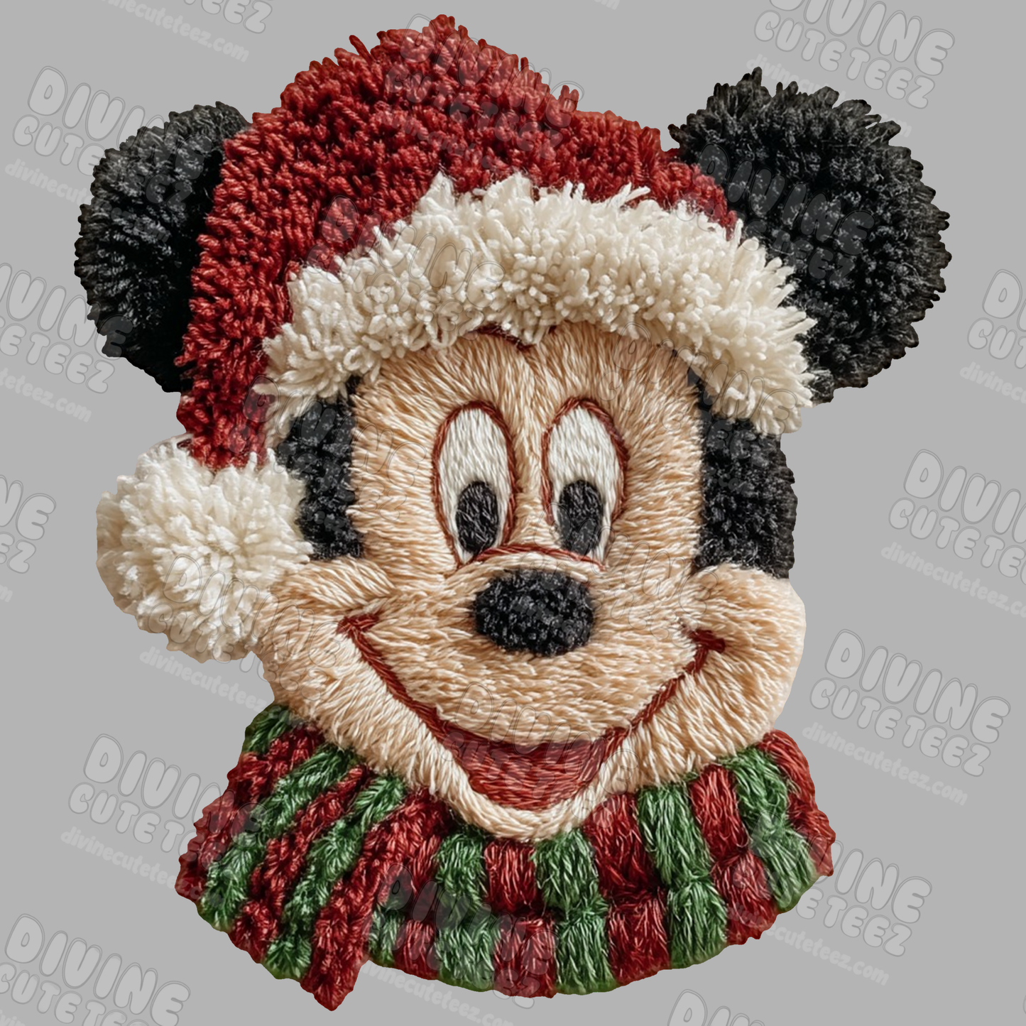Mickey Yarn Characters DTF Transfer