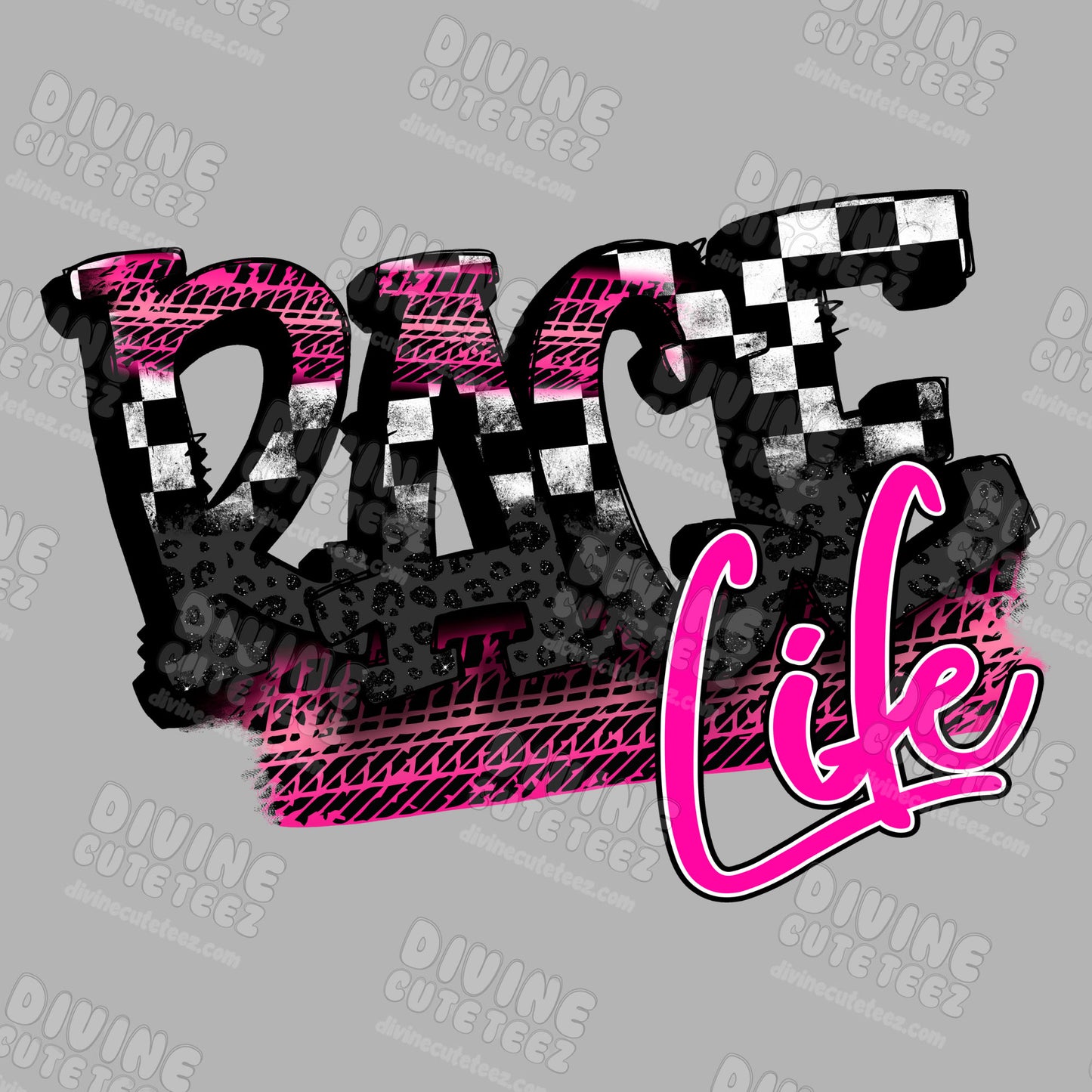 Race Life DTF Transfer