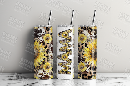 Cheetah Sunflower Mama 20oz Sublimation Transfer