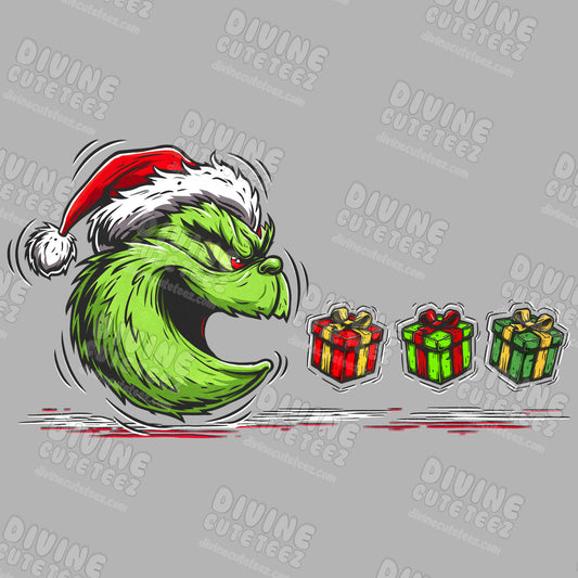 PacMan Green Man DTF Transfer