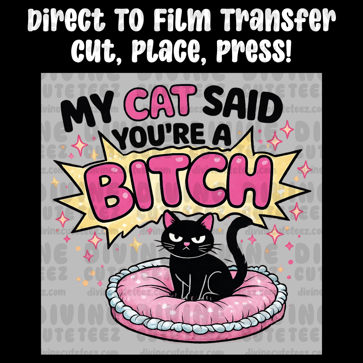 My Cat Said You're A Bitch