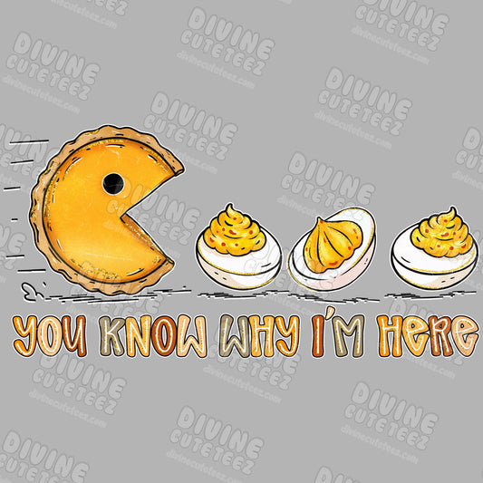 Deviled Egg PacMan DTF Transfer