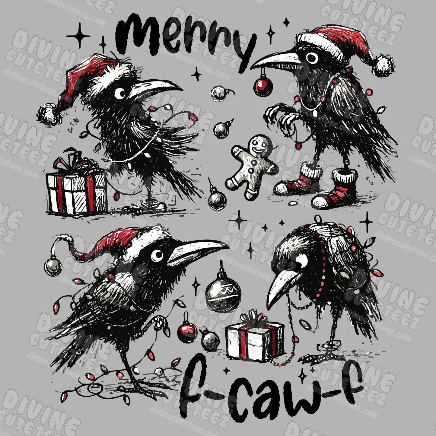 Merry F-Caw-F DTF Transfer