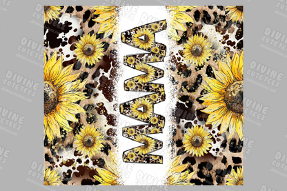 Cheetah Sunflower Mama 20oz Sublimation Transfer