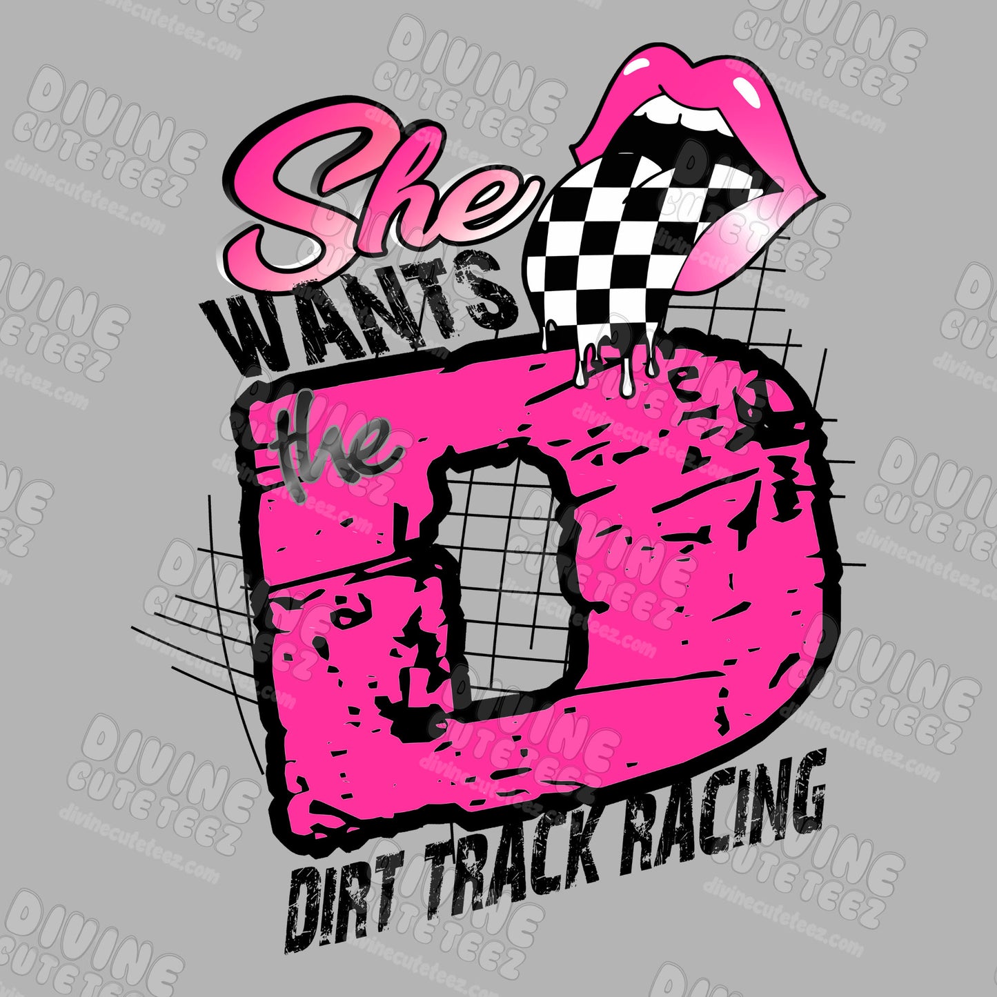 She Wants The D DTF Transfer