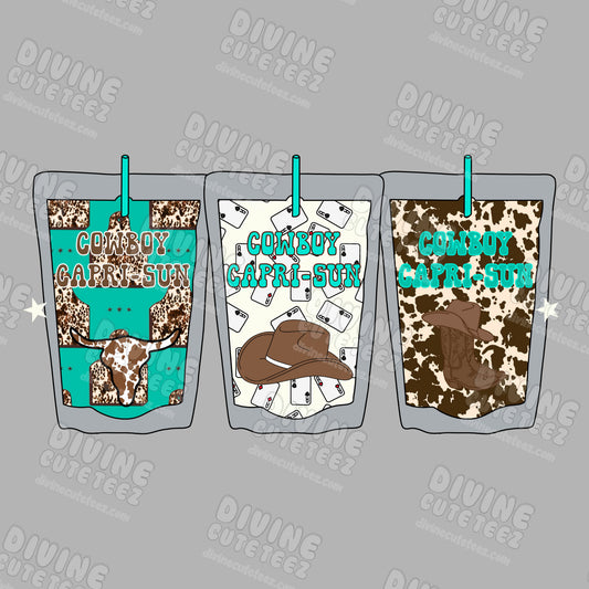 Cowboy Capri-Sun DTF Transfer