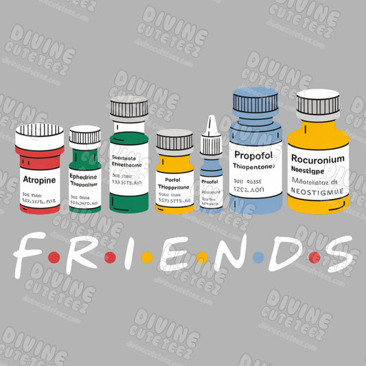 Nurse Friends DTF Transfer