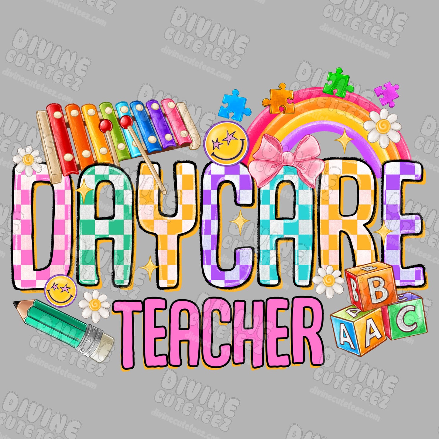 Daycare Teacher DTF Transfer