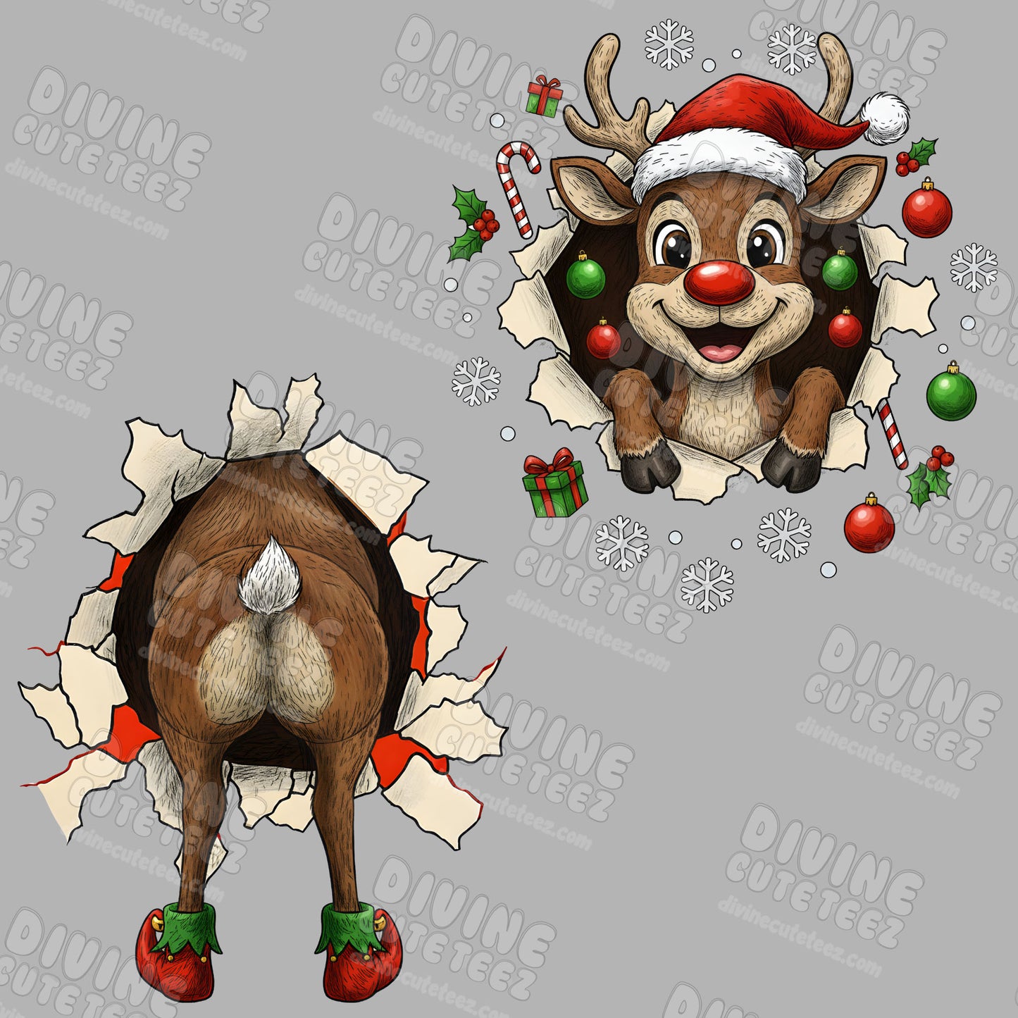 Reindeer Breakthrough DTF Full Size Set