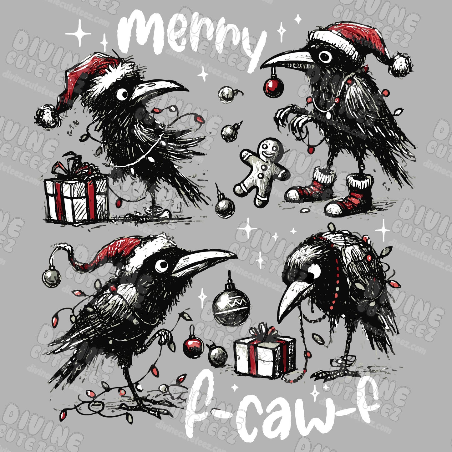 Merry F-Caw-F DTF Transfer