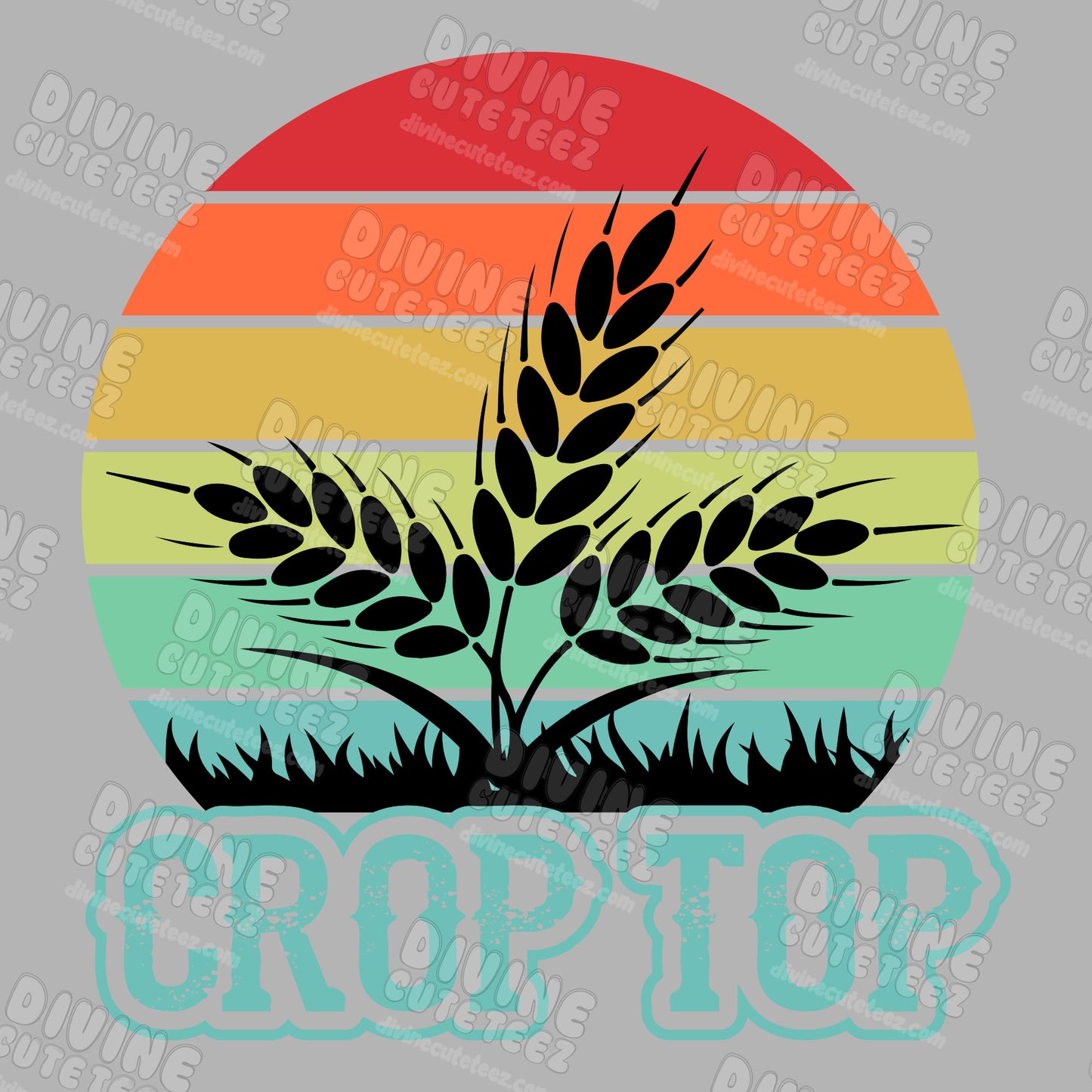 Crop Top DTF Transfer