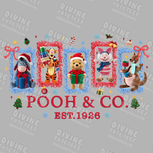 Pooh & Co. DTF Transfer