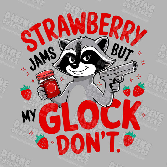 Strawberry Jams DTF Transfer