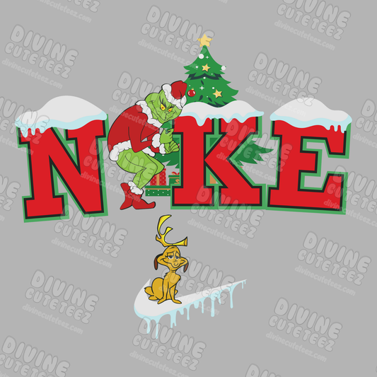 Green Man Swoosh DTF Transfer