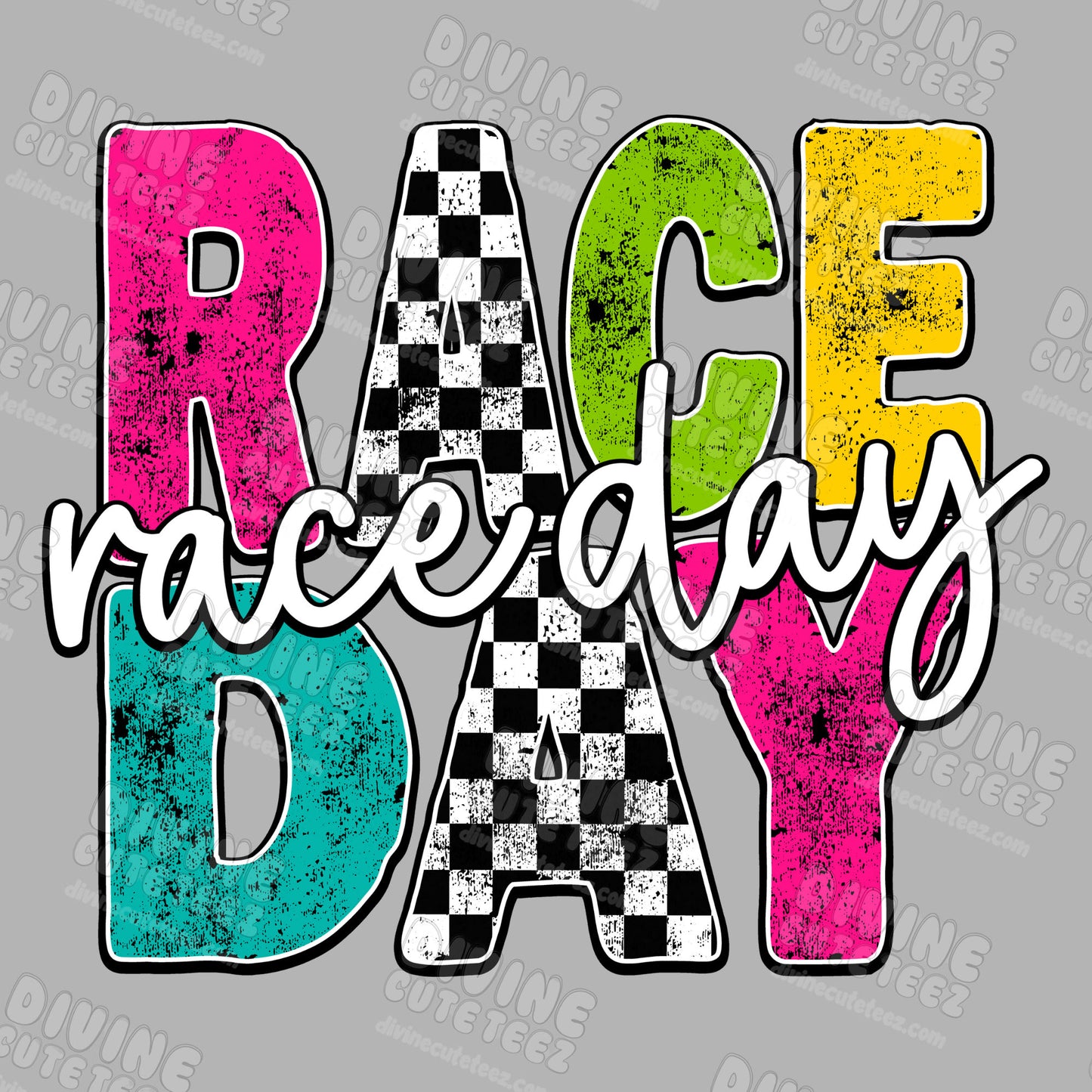 Race Day DTF Transfer