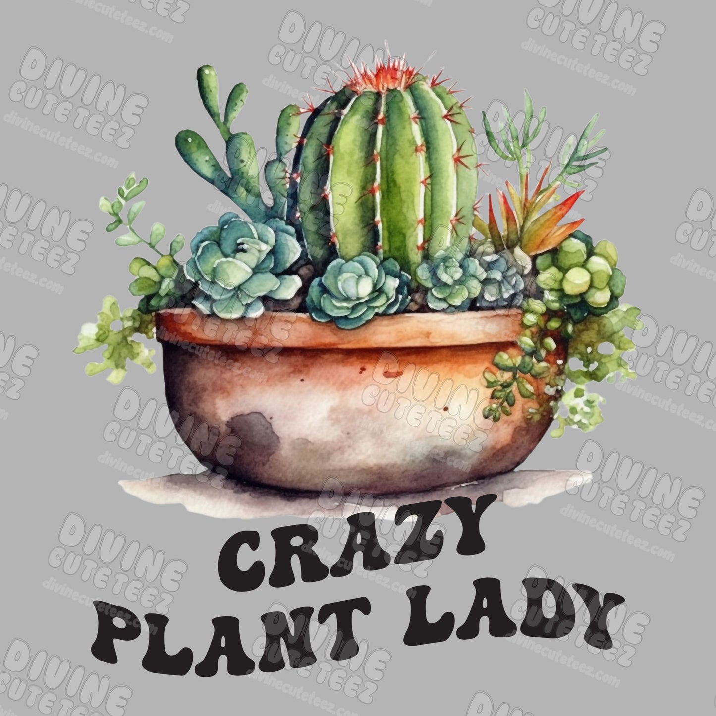 Crazy Plant Lady DTF Transfer