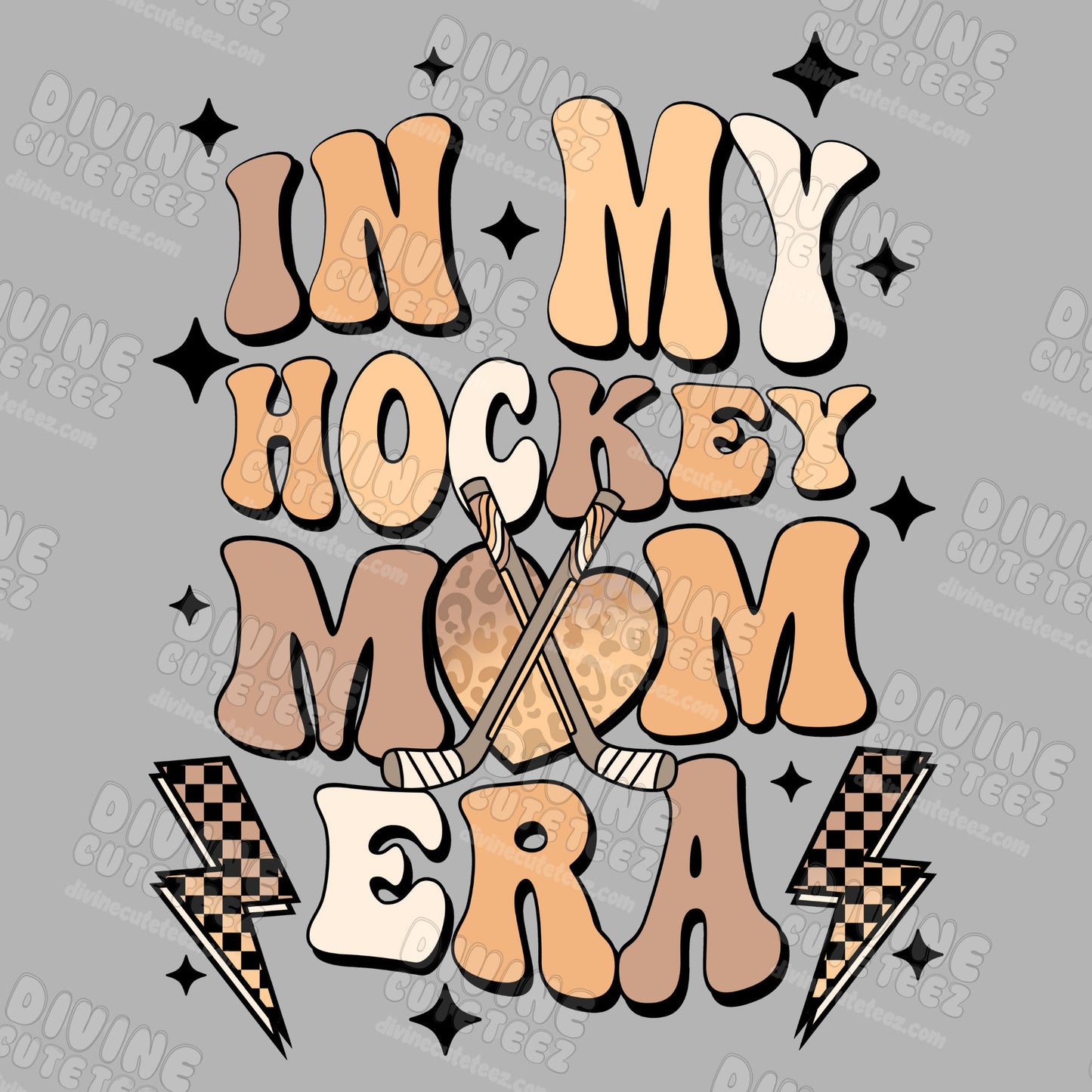 In My Hockey Mom Era DTF Transfer