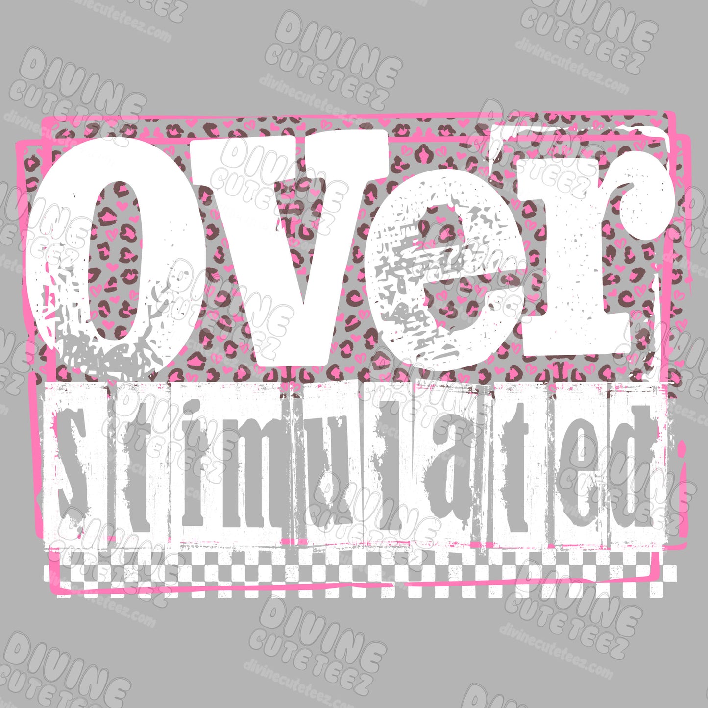 Overstimulated DTF Transfer