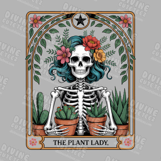 The Plant Lady Tarot DTF Transfer