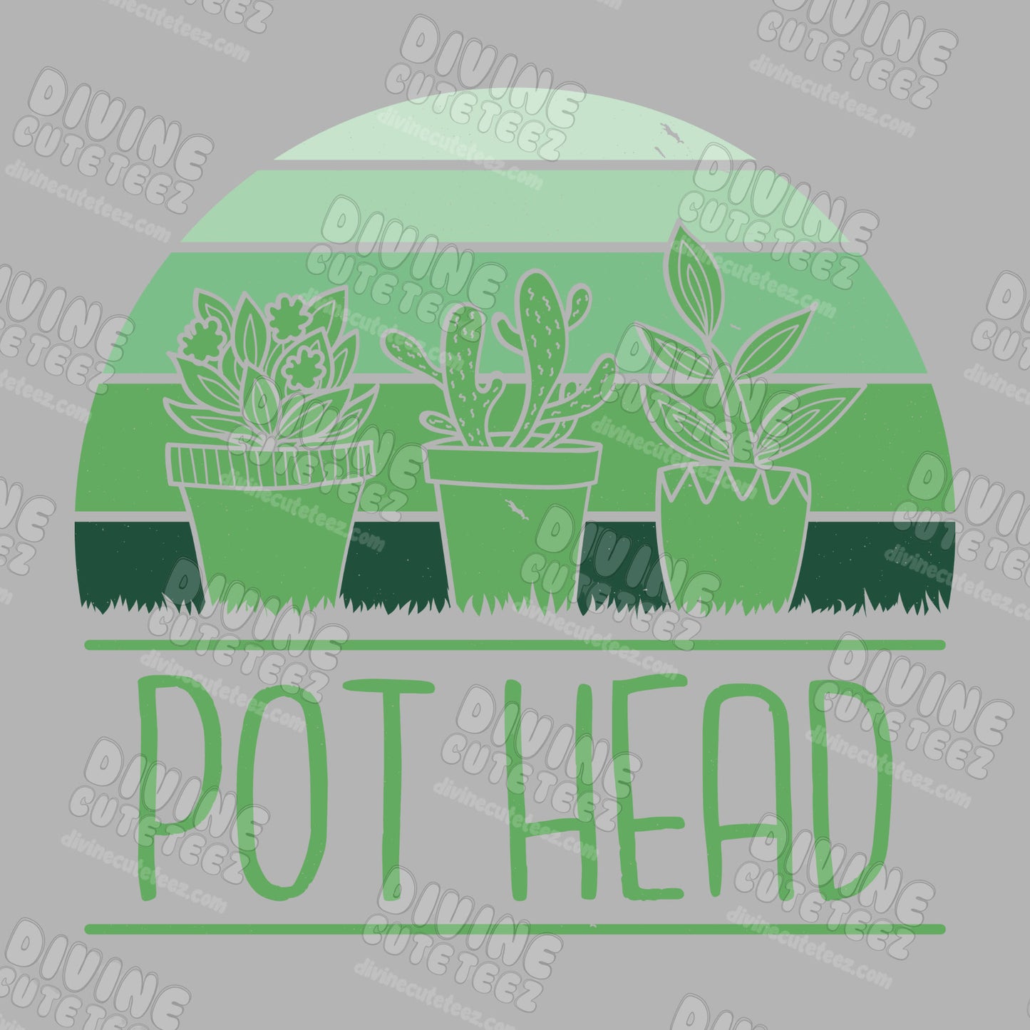 Pot Head DTF Transfer