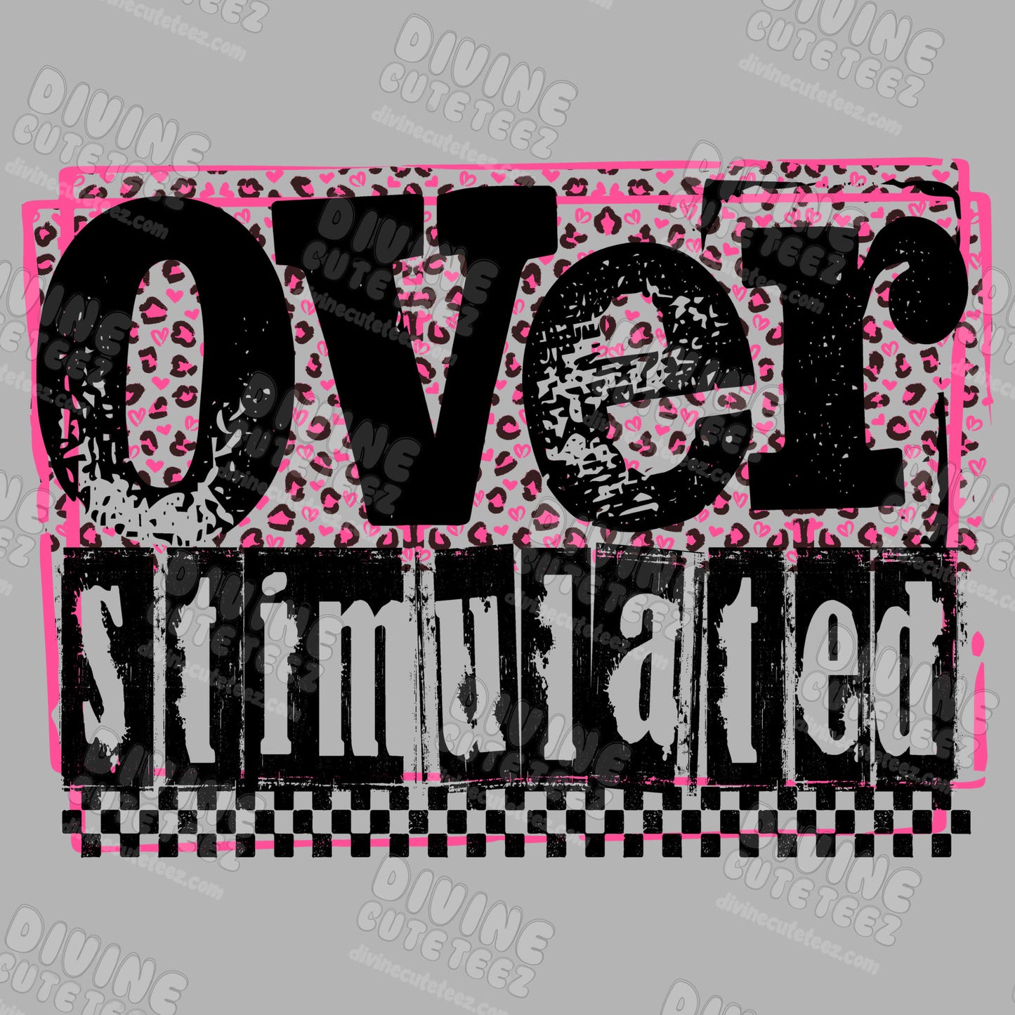 Overstimulated DTF Transfer