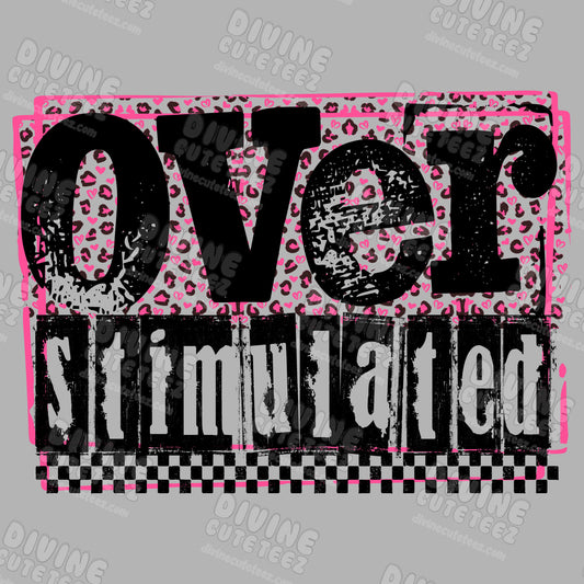 Overstimulated DTF Transfer