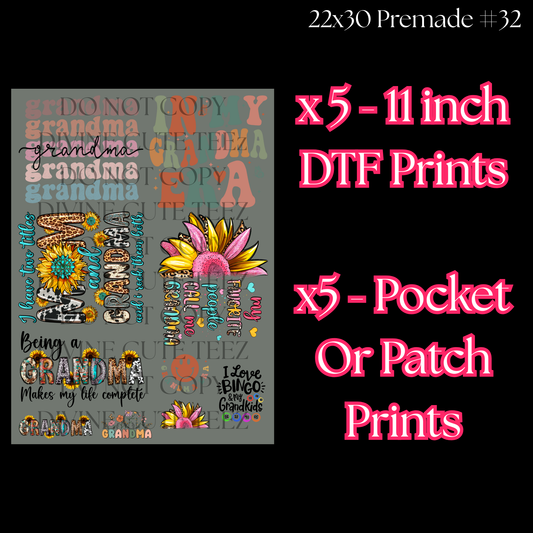 22x30 Premade #32