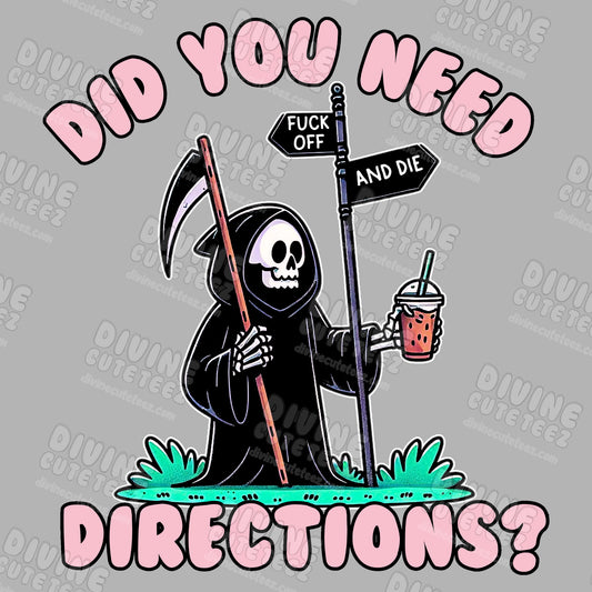 Need Directions DTF Transfer