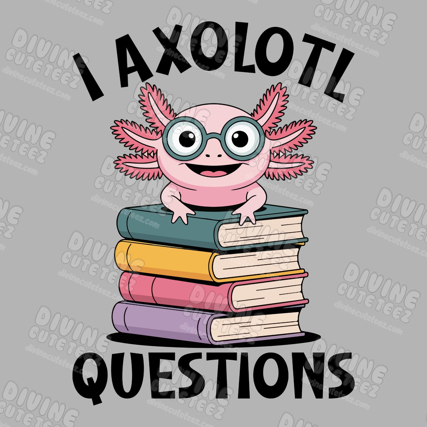 Axolotl Questions DTF Transfer