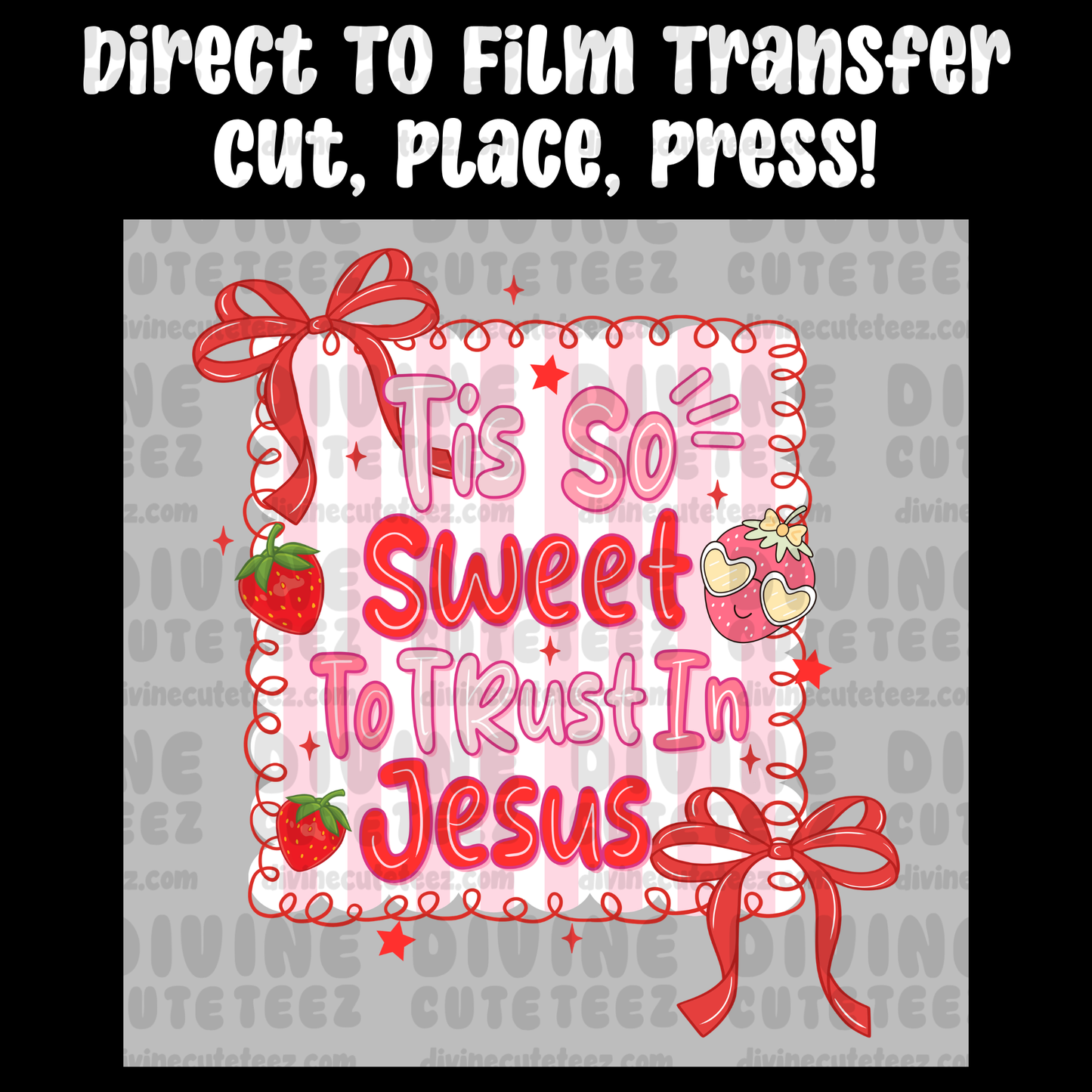 Tis So Sweet To Trust In Jesus